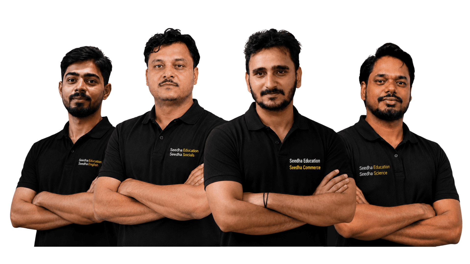 The Seedha Education teachers — Commerce, Science and Maths